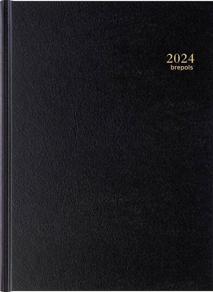 Brepols Buchkalender "BREMAX 002" 2018, schwarz