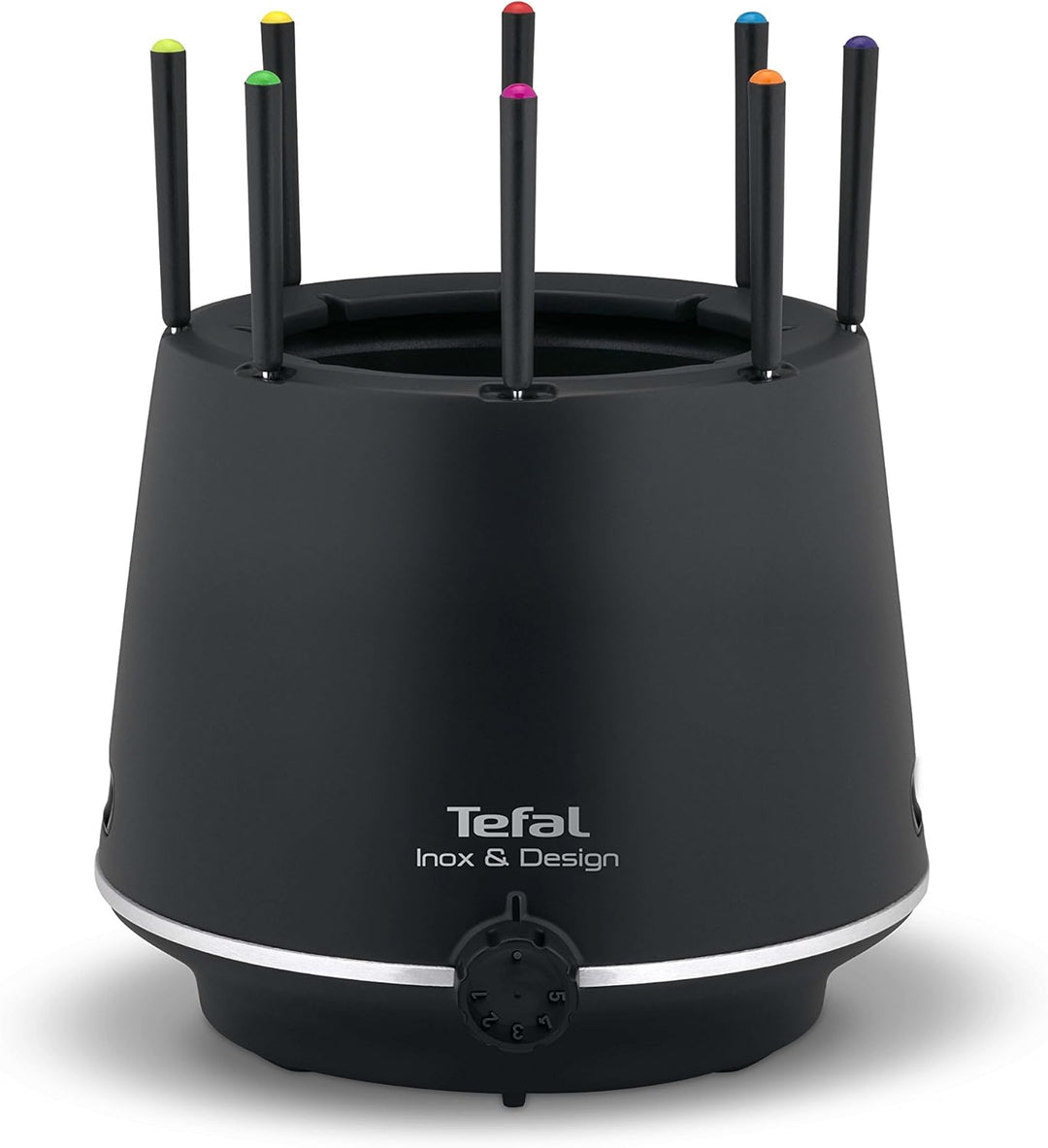 Tefal EF256812 Fondue aus Edelstahl & Design mit isolierender Wand, 8 Gabeln, spülmaschinenfest und