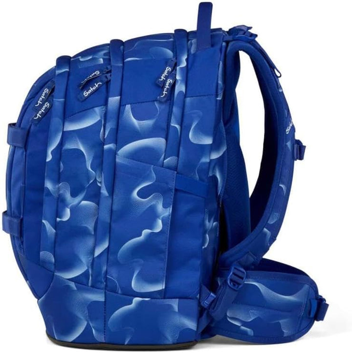 Satch Pack Pencil Slider Light Edition Schulrucksack Set 3tlg. inkl. Sportbeutel (Vibrant Blue), Vib