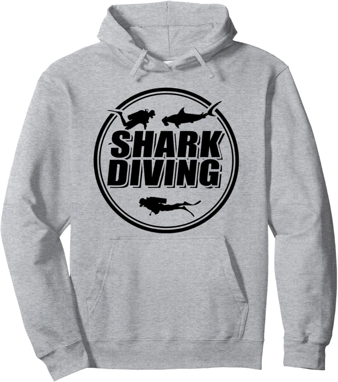 Tauchen mit Haien – Shark Diving Pullover Hoodie