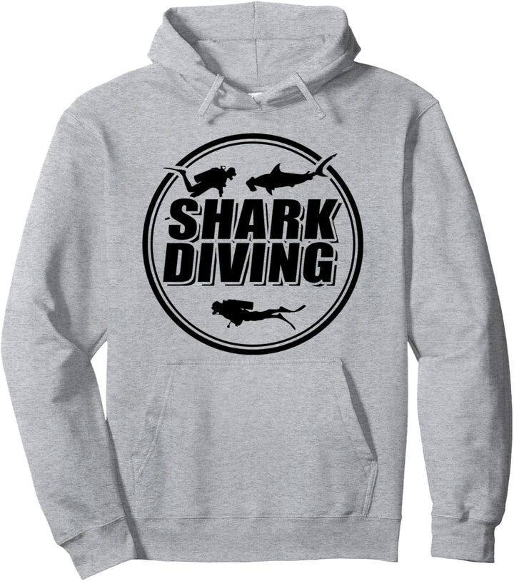 Tauchen mit Haien – Shark Diving Pullover Hoodie