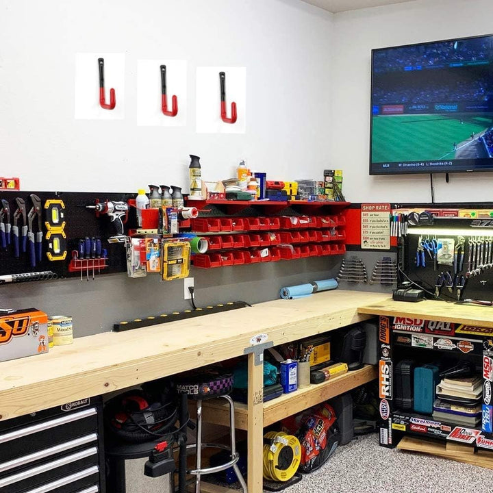 Wandhaken, 20 * 14cm Garage Leiter Haken Schuppenladen Schwerlast Storage Hanger Organizer für Fahrr