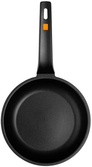BRA Efficient -Jumping Pan, Aluminiumguss, Schwarz, 24 cm, geeignet für alle Küchentypen inklusive I