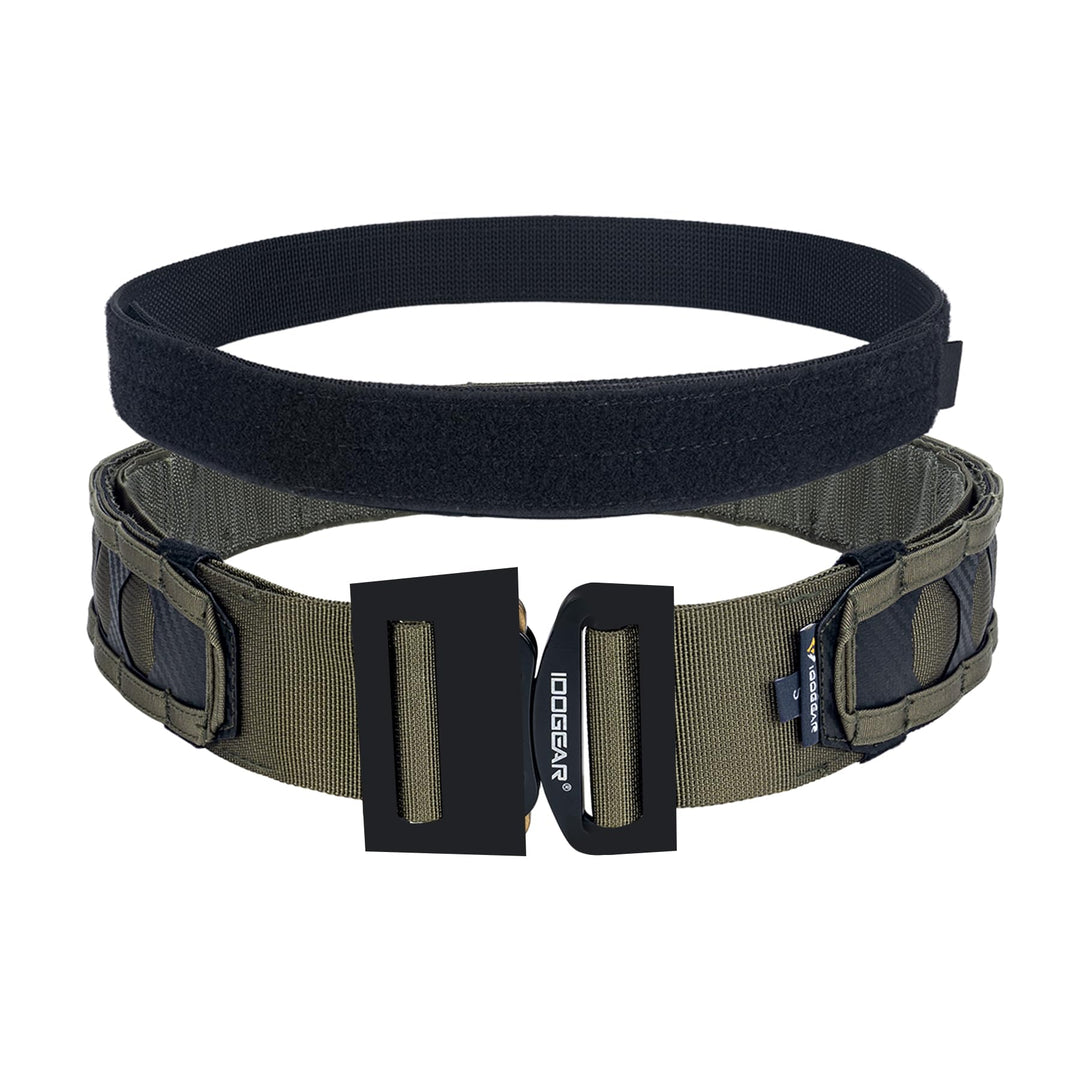 IDOGEAR Taktischer Gürtel 2 Zoll Quick Release Rigger Combat Belt mit 1,5 Zoll Innengürtel Haken und
