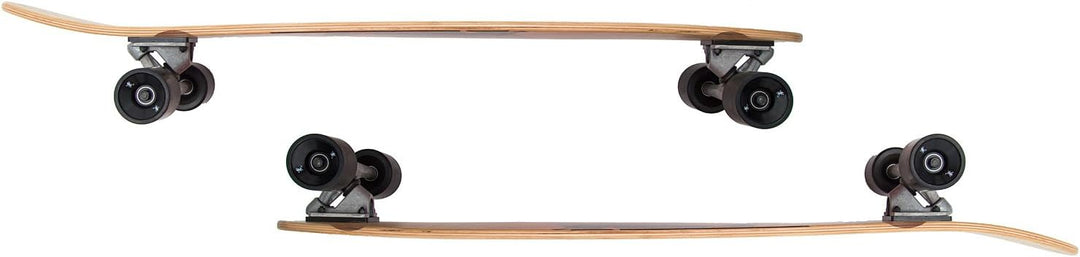 Apollo Longboard, Komplettboard mit High Speed ABEC Kugellagern, Drop Through, Freeride, Skaten, Cru