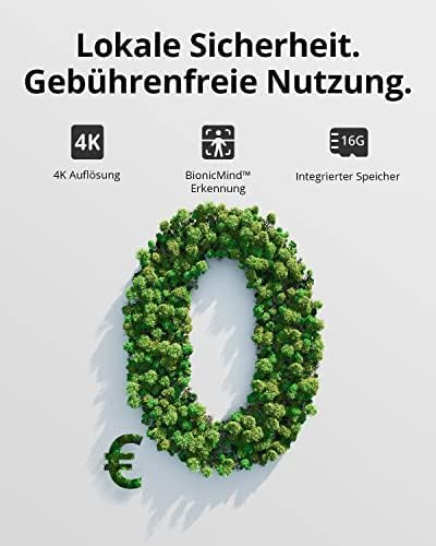 eufy Security eufyCam S300 3C, Überwachungskamera aussen, 4K kabellose Überwachungskamera mit K.I, F