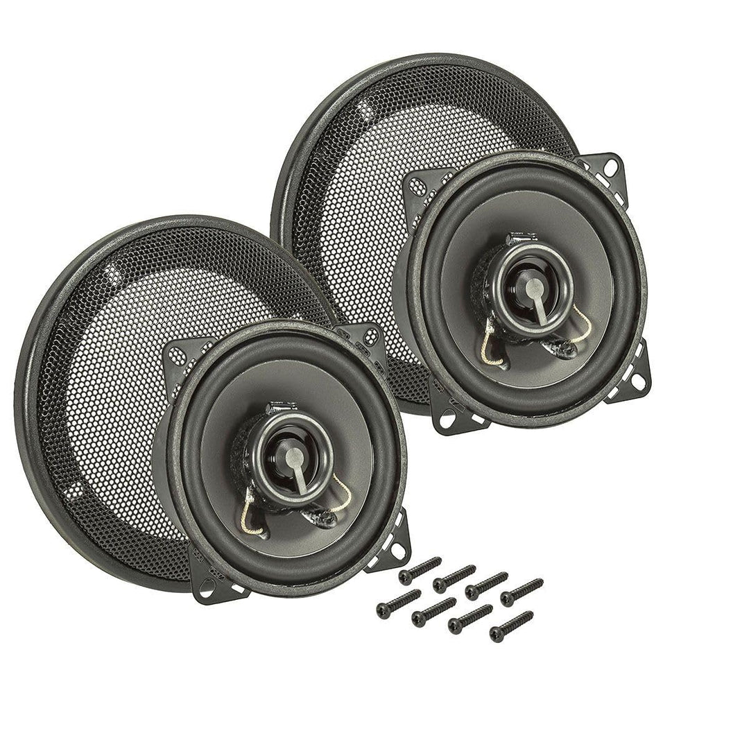 tomzz Audio 4000-005-1 TA10.0-Pro Lautsprecher Einbau-Set DIN 100 2-Wege Koax System mit Gitter 40 W