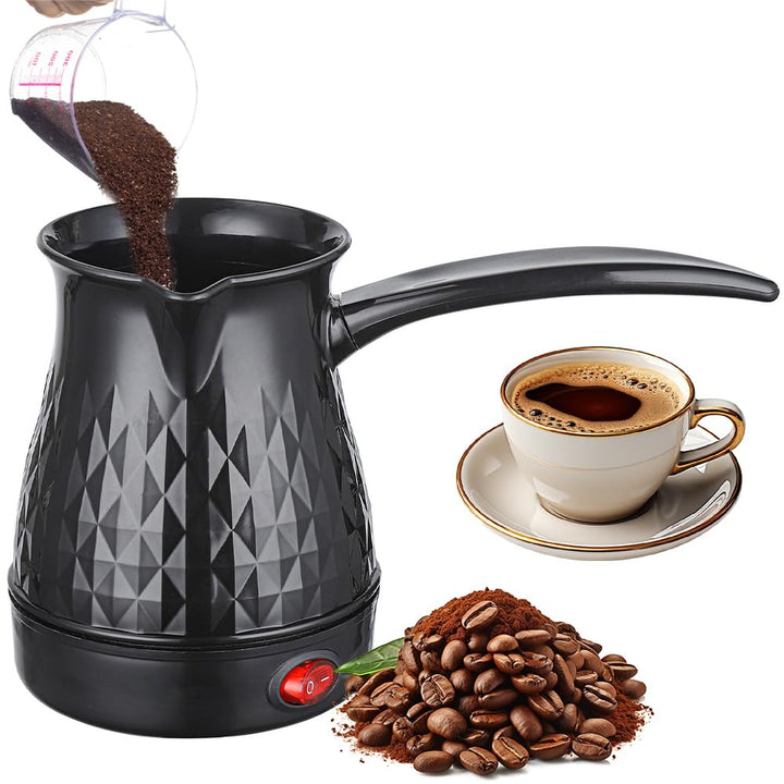 CEWROM Elektrische Kaffeekanne, 500ML Espressokocher Induktion, Mokka Kaffeekanne, Portable Kaffeeko