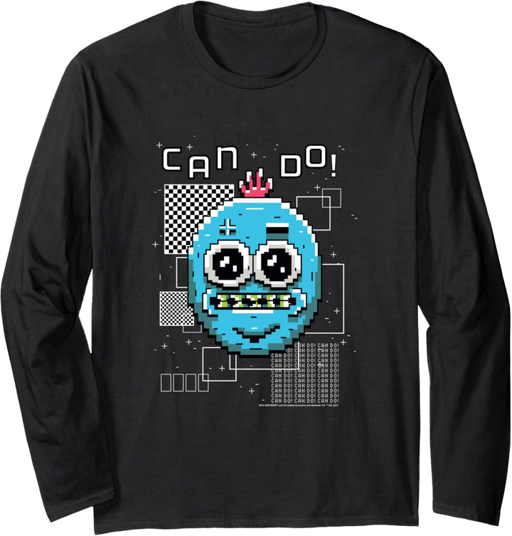 Rick and Morty Pixel Meeseeks Langarmshirt