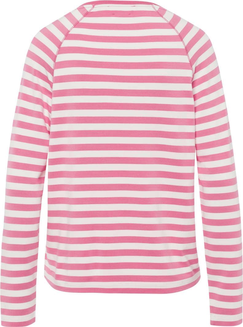BRAX Damen Style Carina Gestreiftes Langarmshirt in Thermo Qualität Sweatshirt