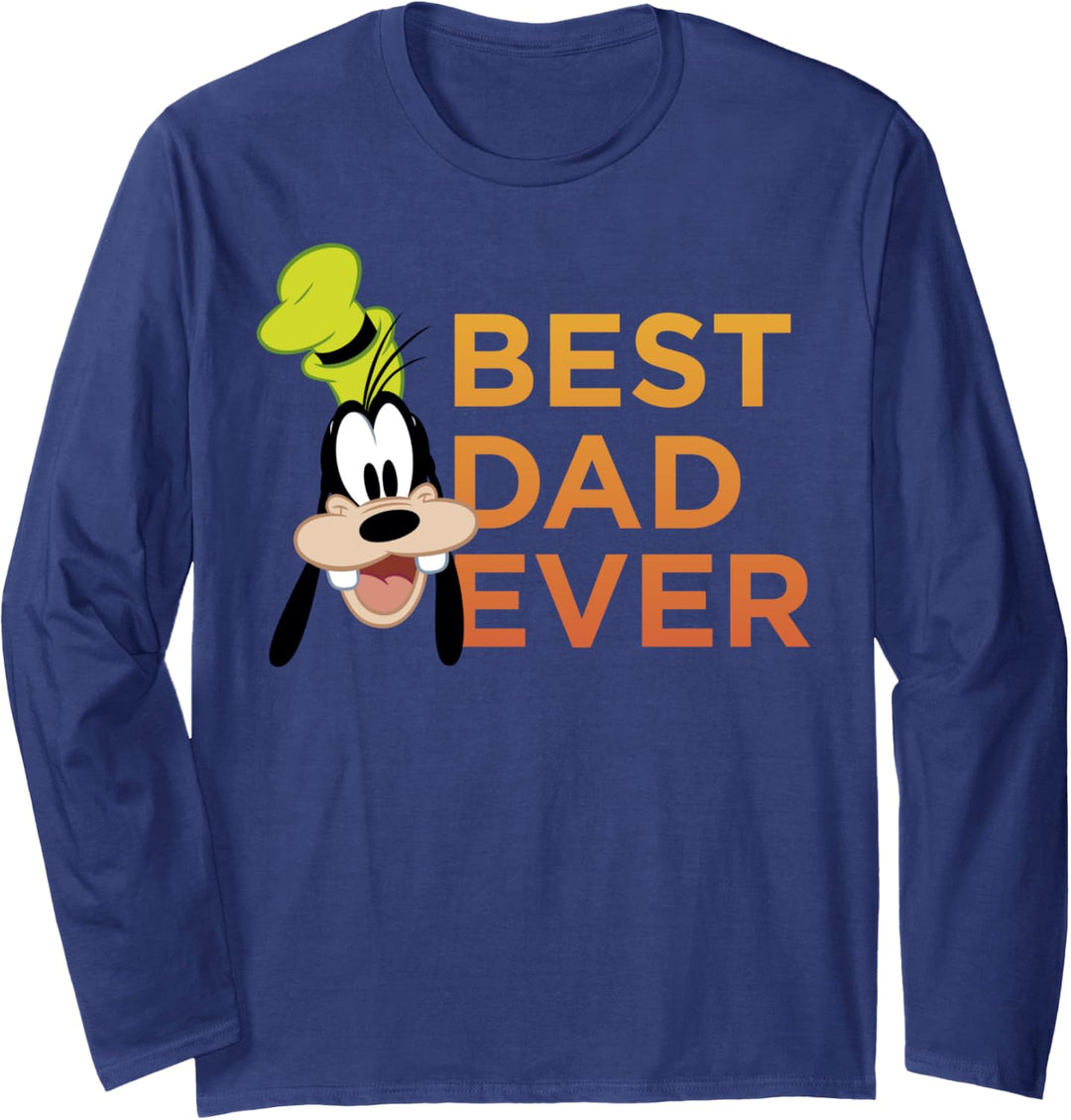 Disney Micky Maus und Freunde Vatertag Goofy bester Papa Langarmshirt