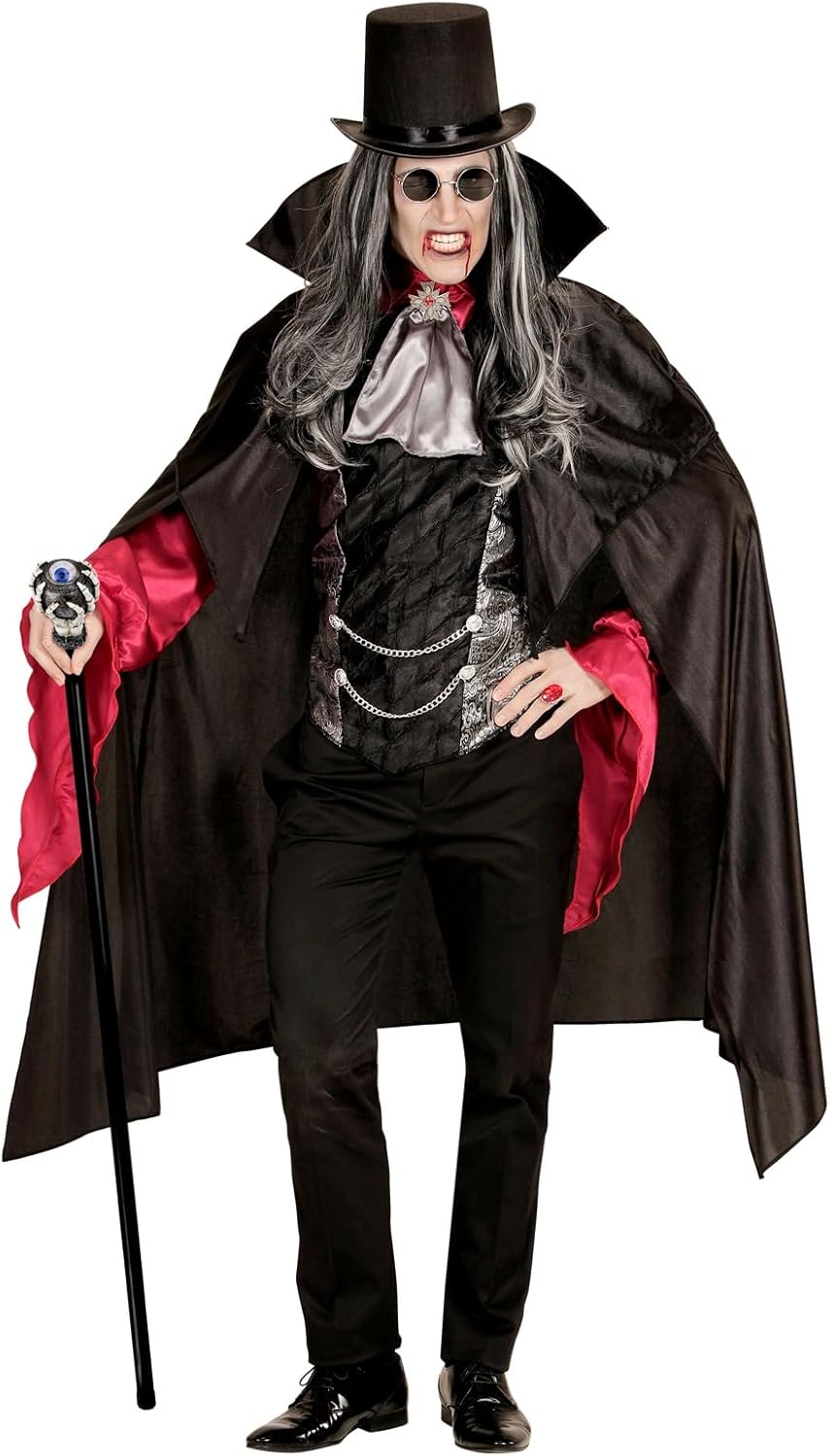 MIMIKRY Gehstock Skeletthand mit Wackelauge zerlegbar Wahrsager Steampunk Fantasy Magier Vampir Hall
