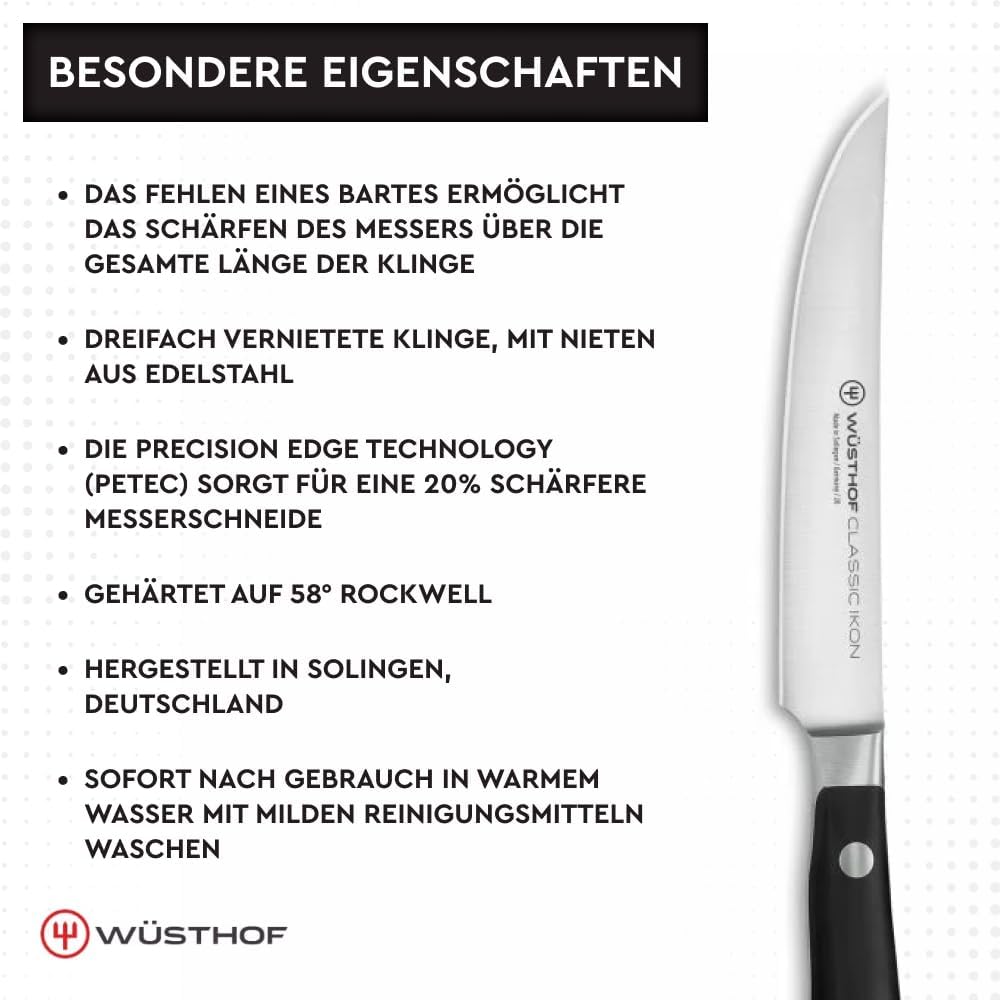 WÜSTHOF Classic Ikon Steakmesser 12 cm
