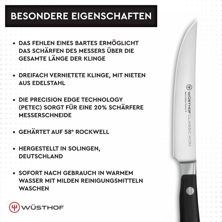 WÜSTHOF Classic Ikon Steakmesser 12 cm