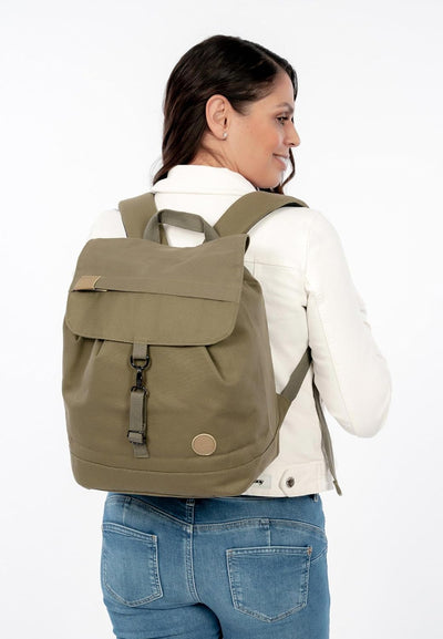 Tamaris Rucksack Lydia 32370 Damen Rucksäcke Uni Khaki 910 Einheitsgrösse, Khaki 910 Einheitsgrösse