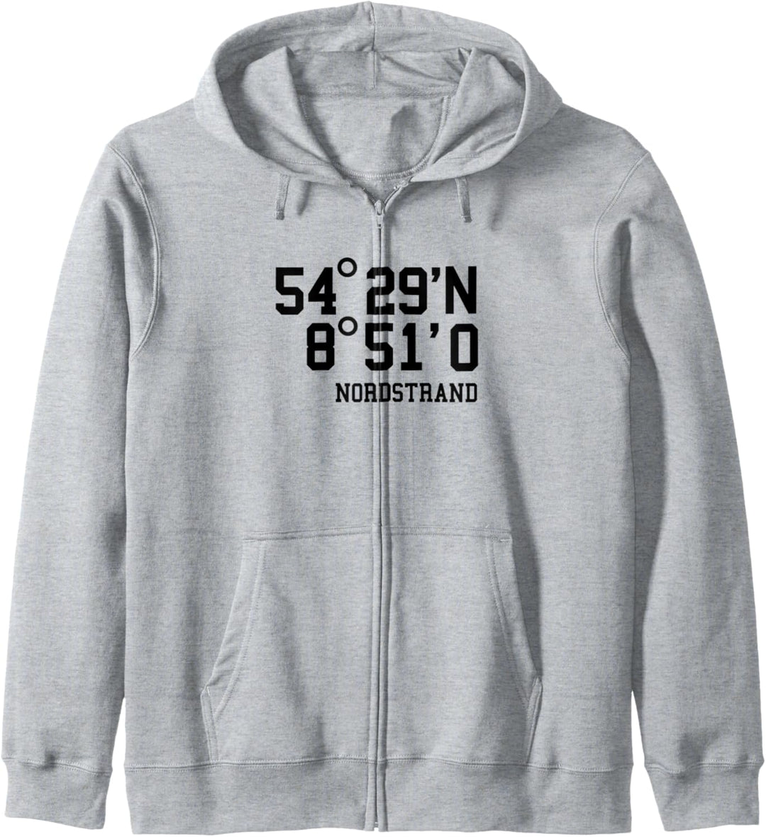 Nordstrand Koordinaten Nordseeinsel Urlaub Deutschland Kapuzenjacke