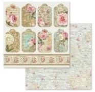 STAMPERIA SBBL24 Papierblock 10 Blätter doppelseitig-Edles Geschenk, Papier, Mehrfarbig, 30.5 x 30.5