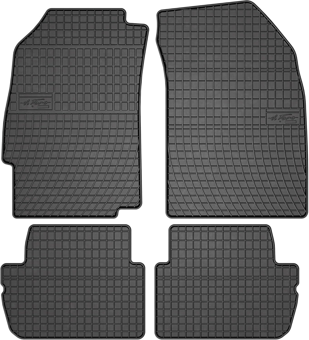 SMK Gummimatten auto fussmatten Satz für Chevrolet Spark III 2009-2015 Erleben Sie einen neuen Stand