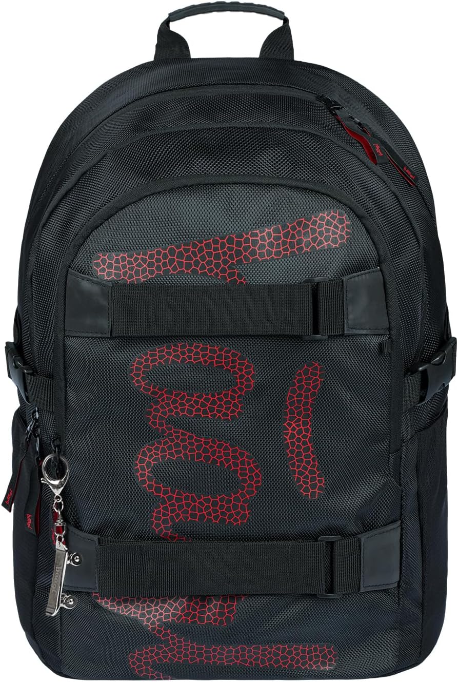 Baagl Schulrucksack Set Jungen Mädchen 3 Teilig, Schultasche ab 3. Klasse, Grundschule Ranzen mit Br