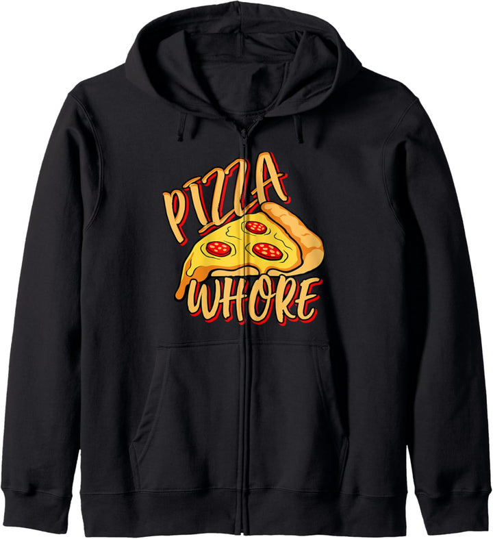 Pizza Hure Pizzaesser Kapuzenjacke