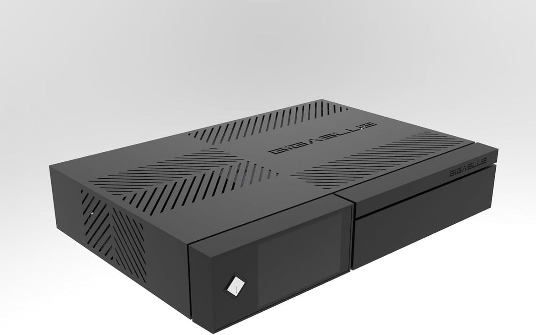 GigaBlue UHD Quad 4K Pro – PVR-Receiver mit HBB-TV, Bluetooth 5.4, 2X FBC DVB-S2 Tuner, Gigabit-LAN