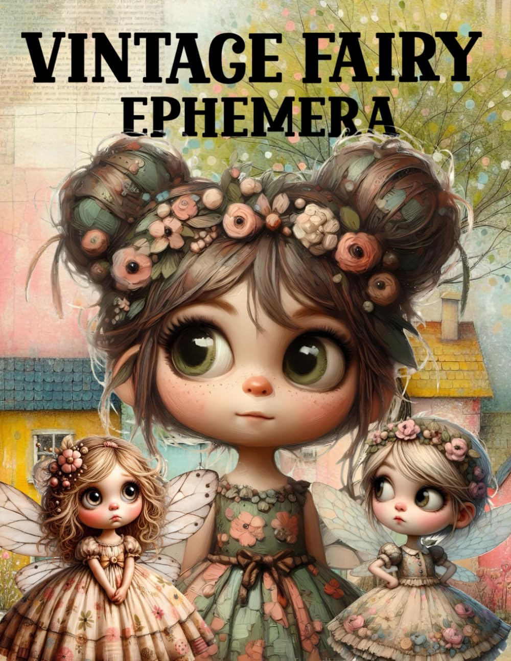Vintage Fairy Ephemera Book: High Quality Images Of Peoples, For Paper Crafts, Scrapbooking, Mixed M