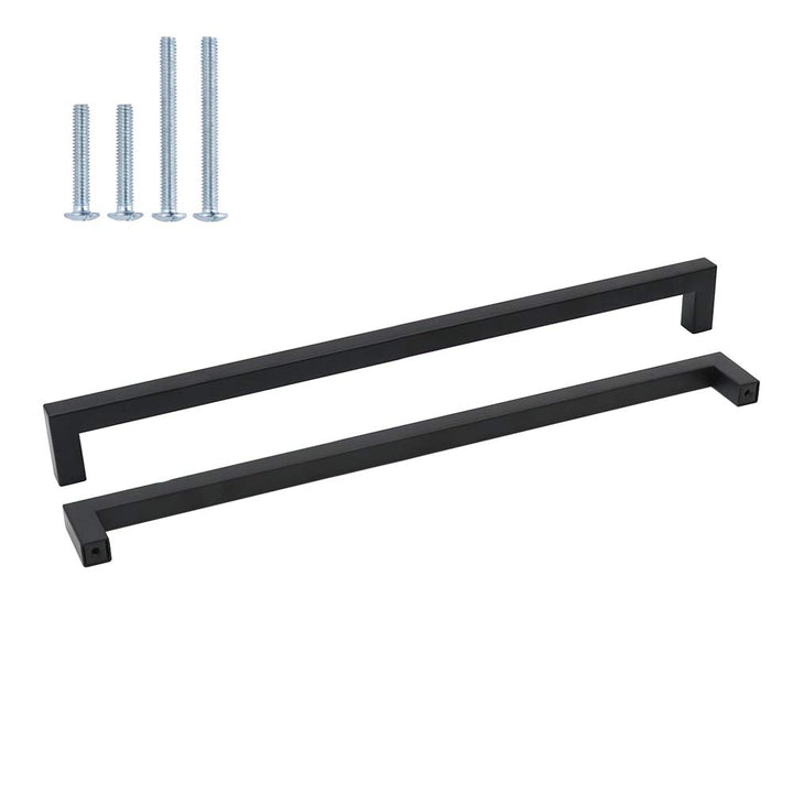 goldenwarm 10 Stück Küchengriffe Schwarz Möbelgriff Edelstahl Küchengriffe Schwarz -LSJ12BK320 Türgr