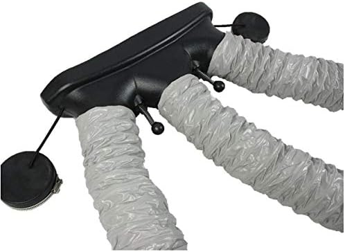 Dreifachverteiler Schlauchverteiler 3-fach Luftverteiler für Radialgebläse Bauventilatoren Schlaucha