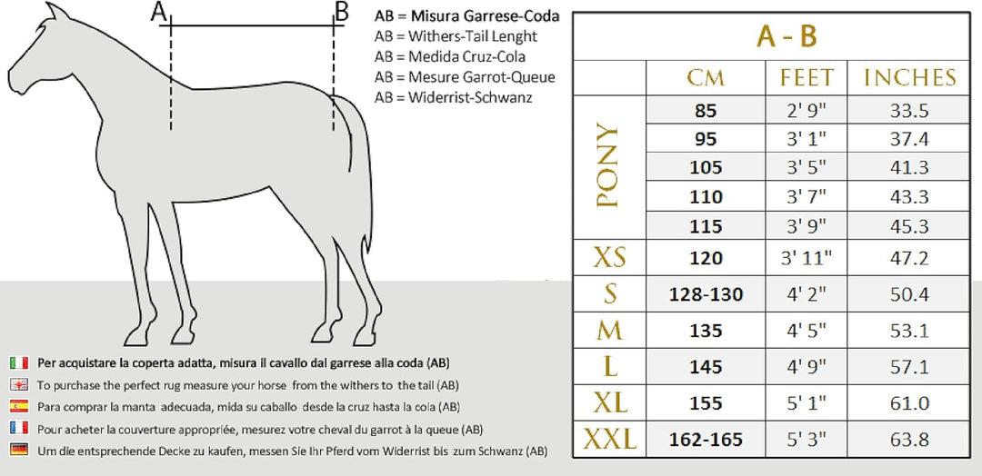 Horses, Paddockdecke für Pferdeweide Turnout Full Neck 400 gr, Wasserdicht, mit Festem Nackenbezug,