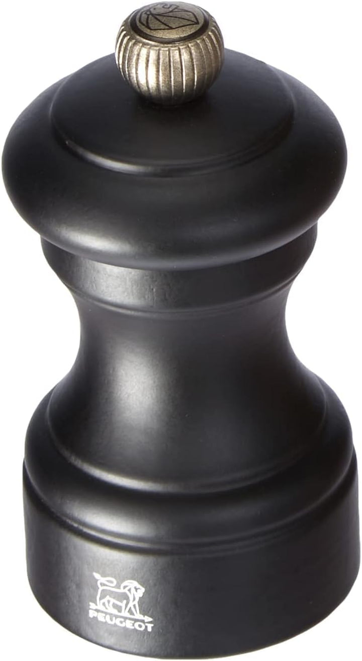 Peugeot 22730 Bistro Pfeffermühle Holz, 5 x 5 x 10 cm, matt schwarz Matt Schwarz Pfeffermühle, Matt