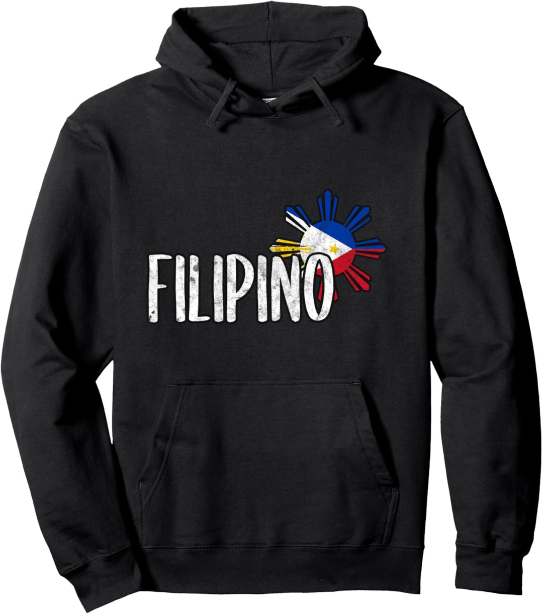 Philippinen Philippines Pride Flagge Filipino Stolz Sonne Pullover Hoodie