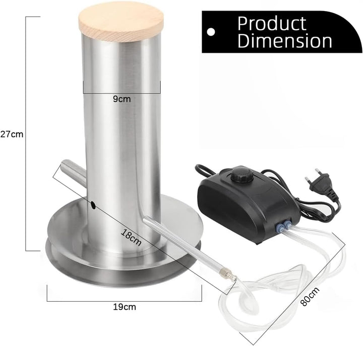 Rauchgenerator, Kaltrauchgenerator aus Edelstahl, Rauchgenerator für Räucherofen Elektrisch mit Pump