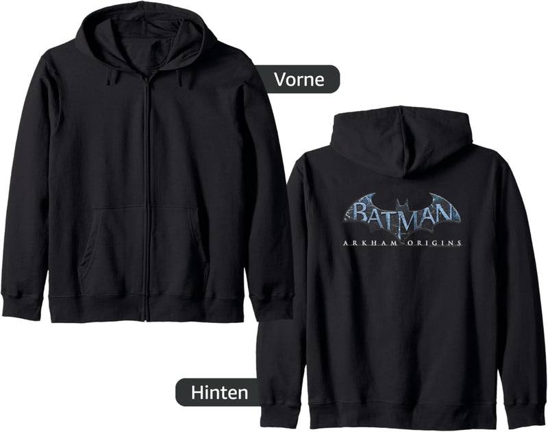 Batman: Arkham Origins Logo Kapuzenjacke