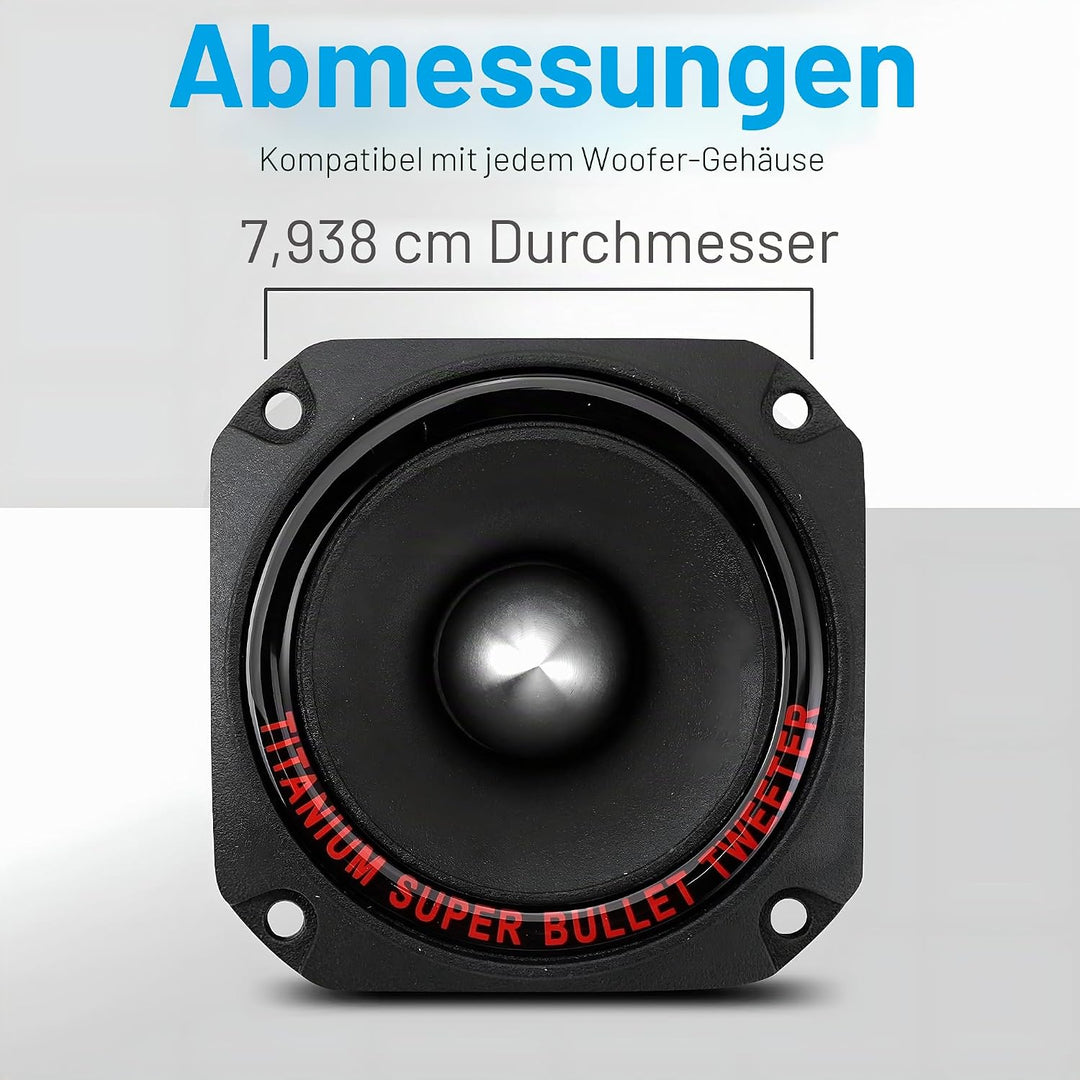 Pyramid TW44 300 W Bullet Hochtöner zu Auto-Lautsprecher