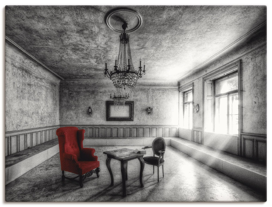 ARTland Leinwandbilder Wandbild Bild auf Leinwand 60 x 45 cm Wanddeko Architektur Architektonische E