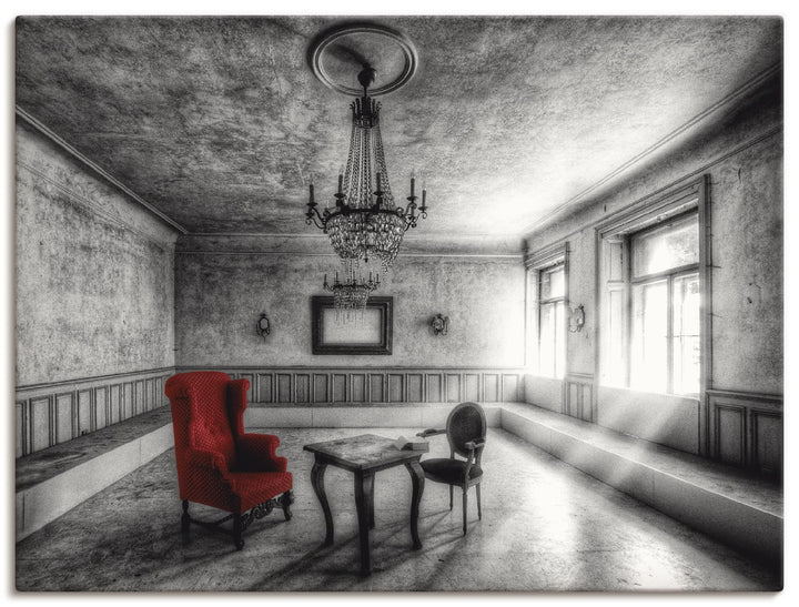 ARTland Leinwandbilder Wandbild Bild auf Leinwand 60 x 45 cm Wanddeko Architektur Architektonische E