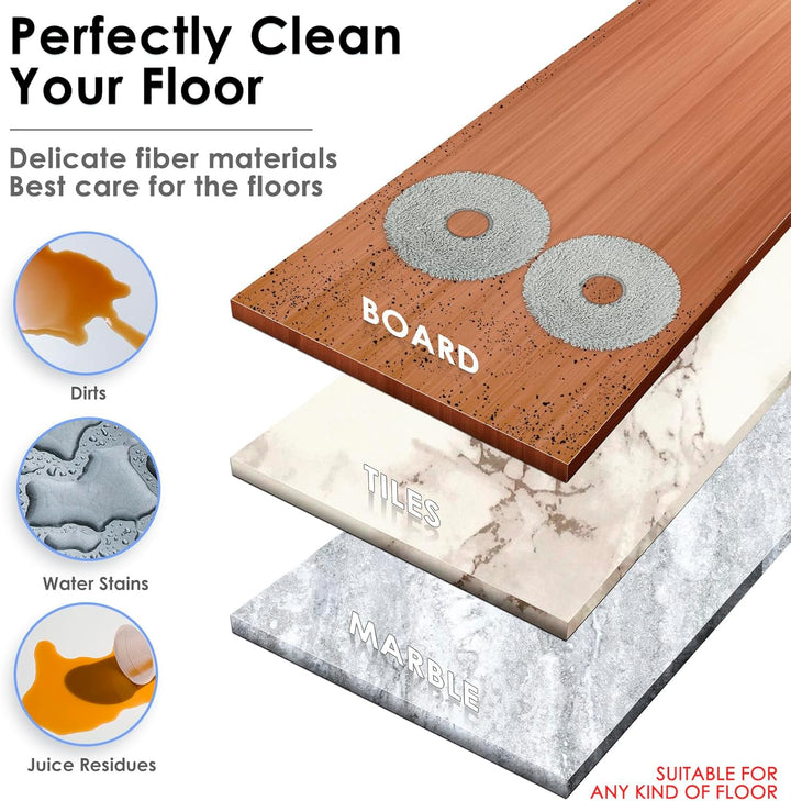 (10 Stück) X50 Ultra Ersatz Mopp Pads Wischpad für Dreame X50 Ultra/ X40 Ultra/ X30 Ultra/ L10s Ultr