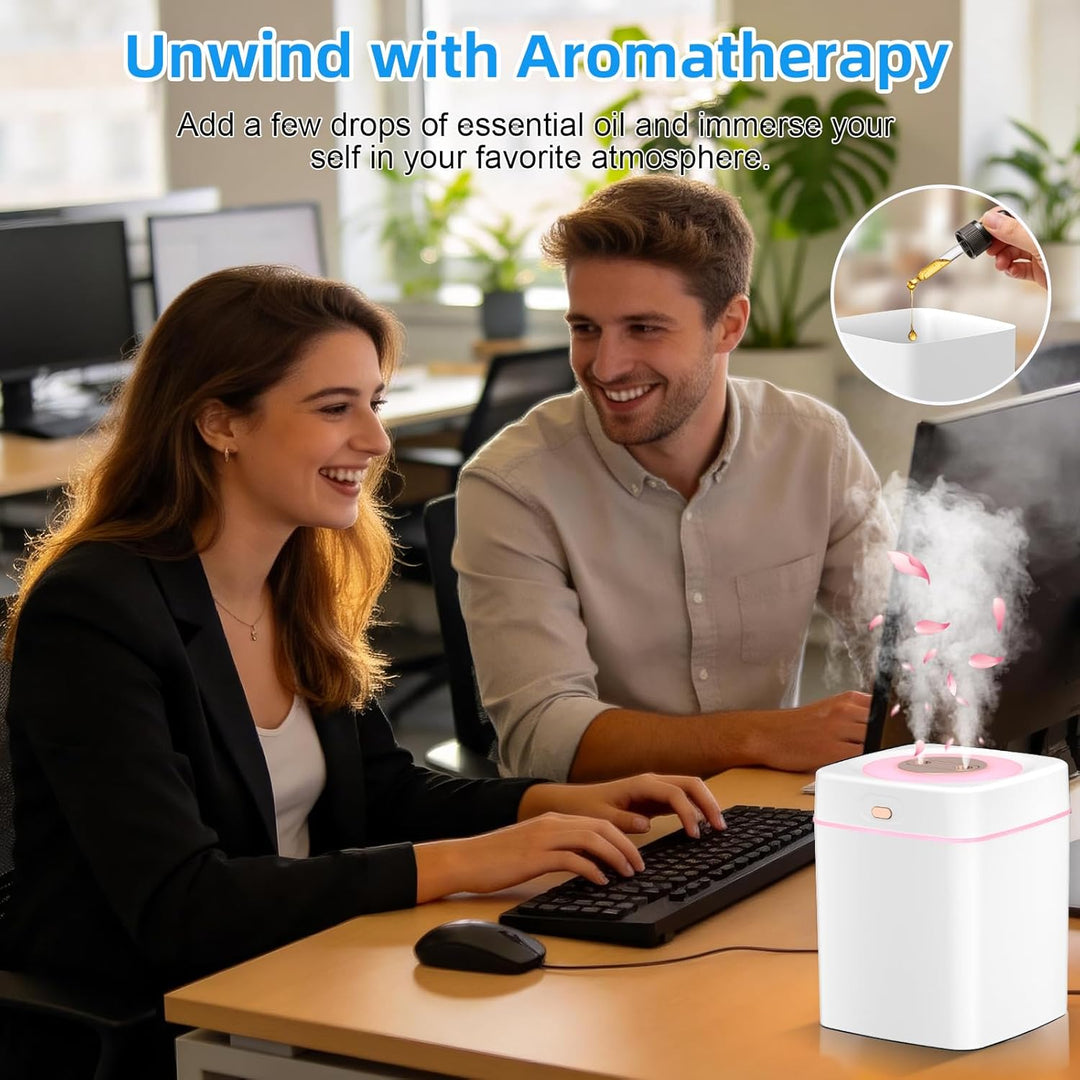 Tragbare Mini-Luftbefeuchter für Schlafzimmer, Aromadiffusor für zu Hause, persönlicher Tisch-Luftbe