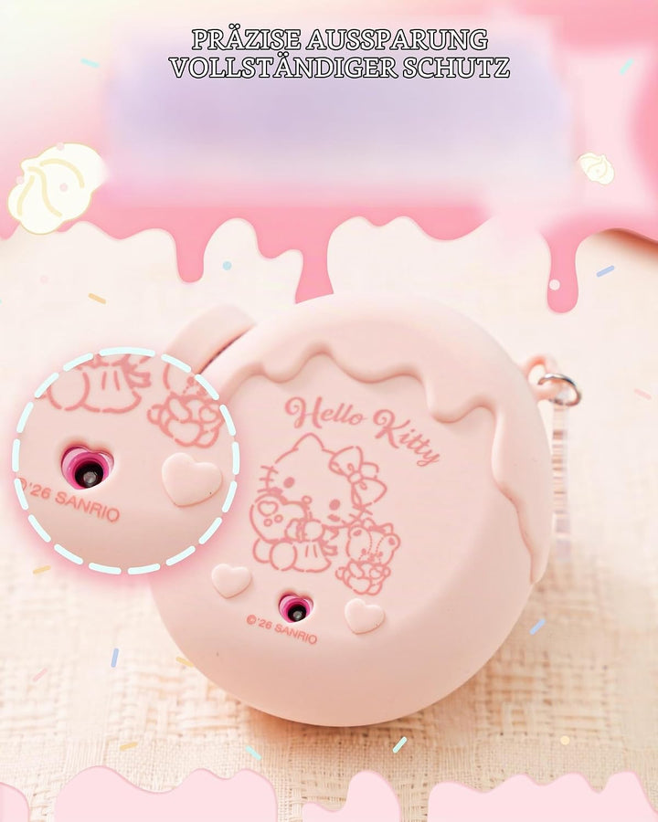 Kuitmor Sweetheart Chocolate Silikonhülle kompatibel mit Tamagotchi Paradise, weiche Schutzhülle mit