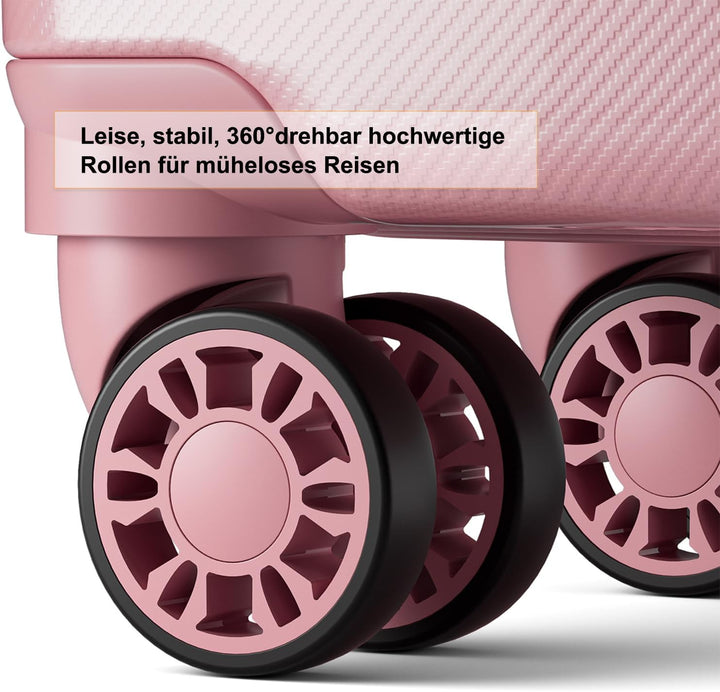 ABISTAB Hartschalen Koffer Mittelgross 66x45x28cm erweiterbar, leicht Koffer & Trolleys, Reisekoffer