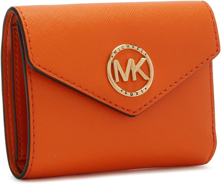 Michael Kors Damen Greenwich Trifold Wall Tasche Apricot, Apricot