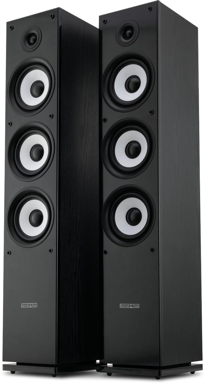 Bennett & Ross Ultrasphere 3-Wege HiFi Standlautsprecher Paar - 200W RMS - 2 x 6,5" Tieftöner - 6,5"