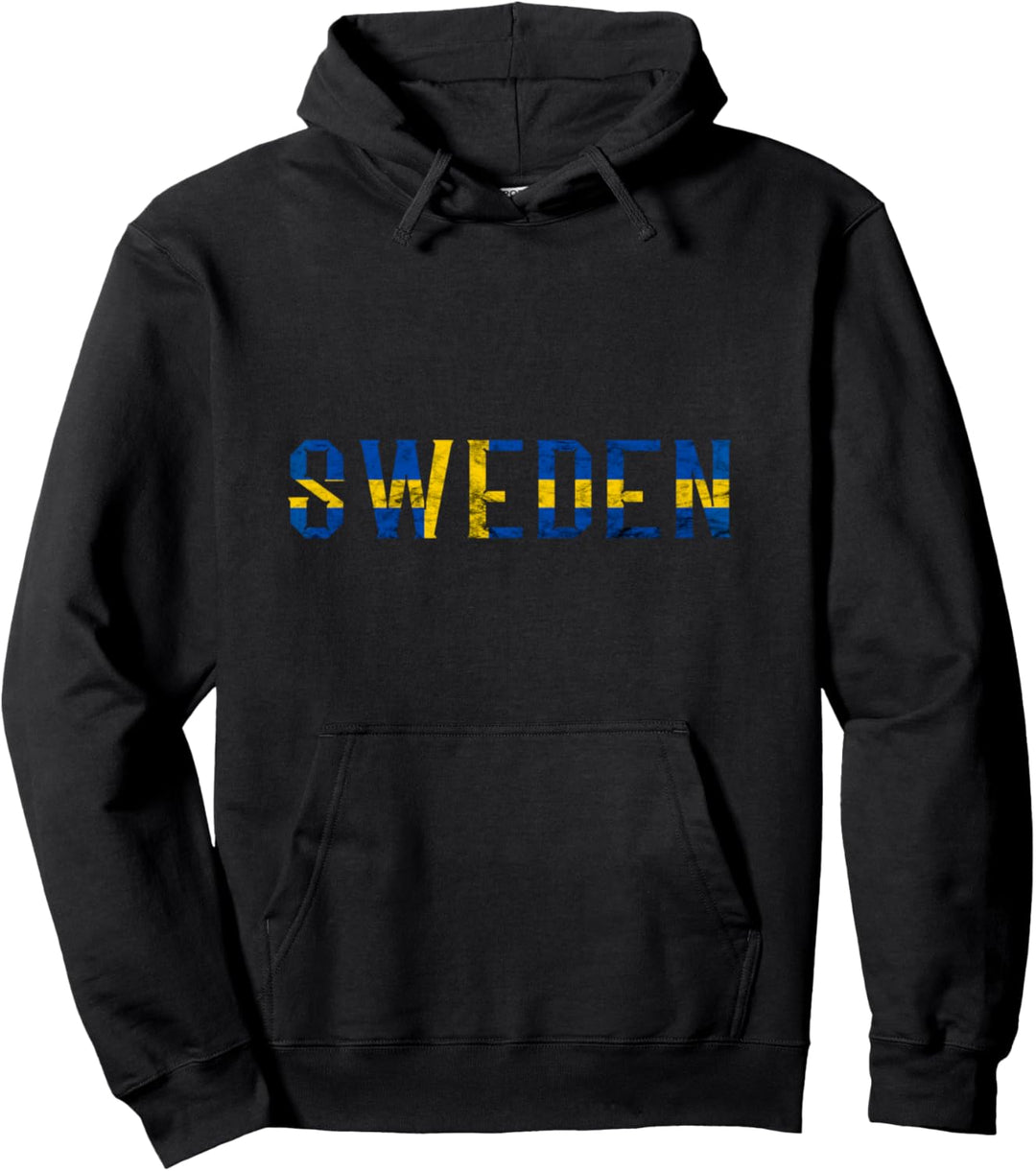 Sweden Schweden Flagge Sverige Schwede Schwedischer Stolz Pullover Hoodie