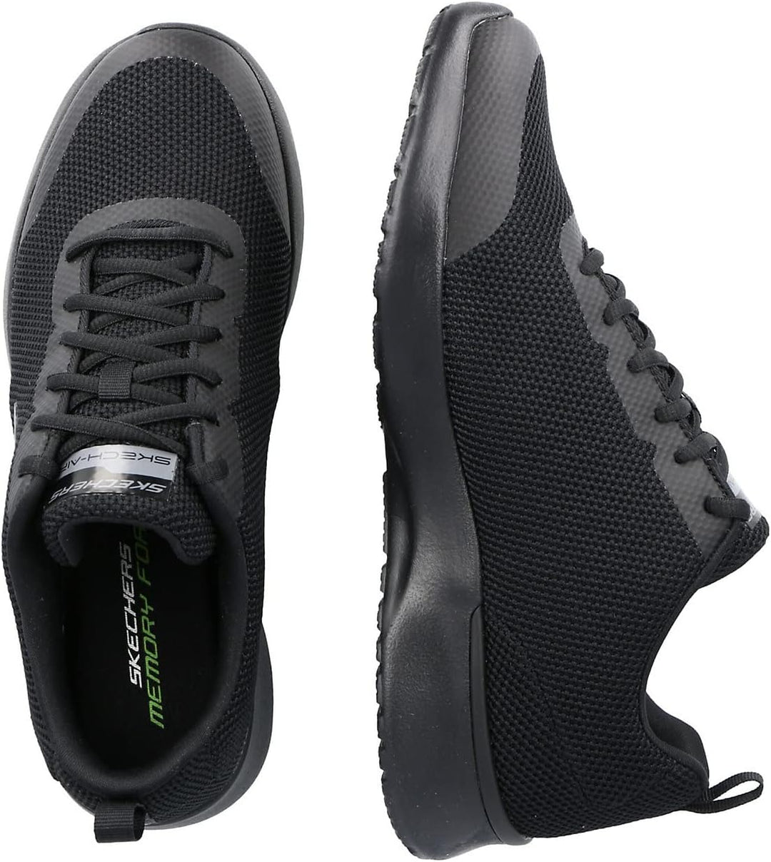 Skechers Herren Skech-air Dynamight Winly Sneaker 39.5 EU Black Knit Synthetic Black Trim, 39.5 EU B