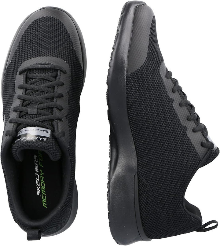 Skechers Herren Skech-air Dynamight Winly Sneaker 39.5 EU Black Knit Synthetic Black Trim, 39.5 EU B