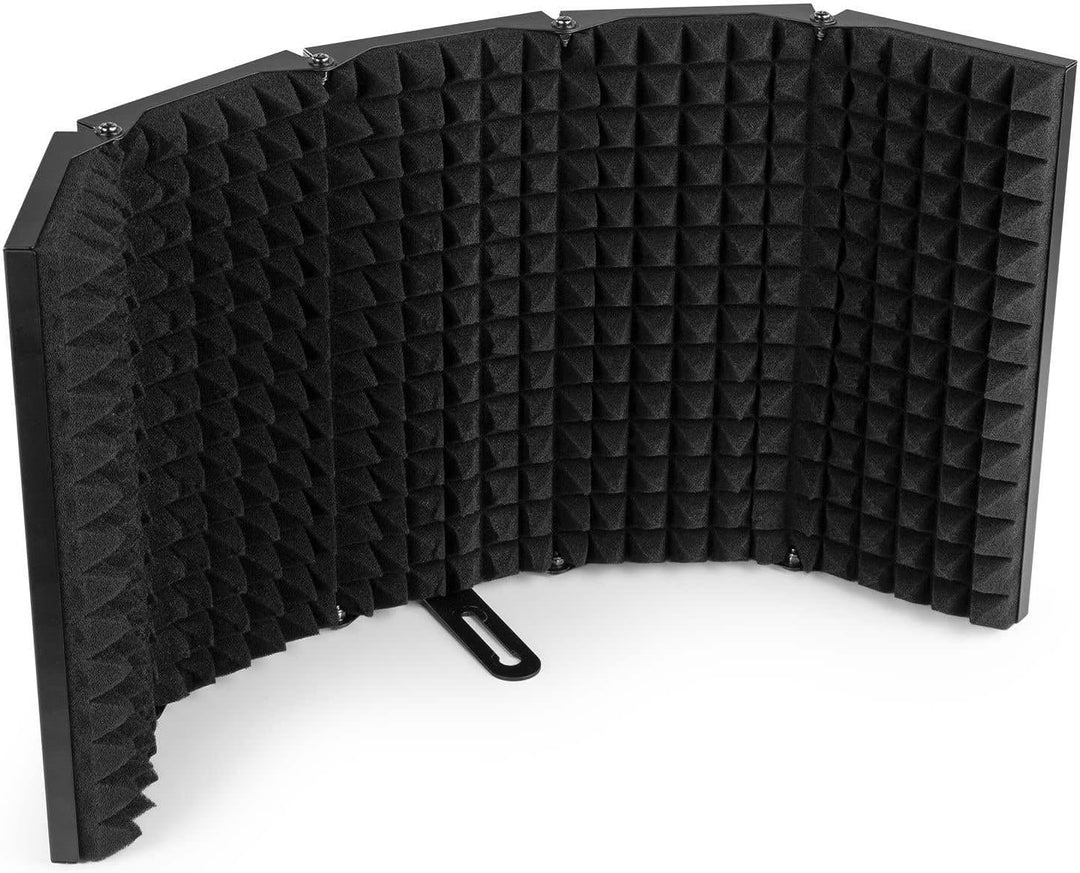 Vonyx MRF30 Mikrofon-Reflexionsfilter - 5 Platten - faltbar