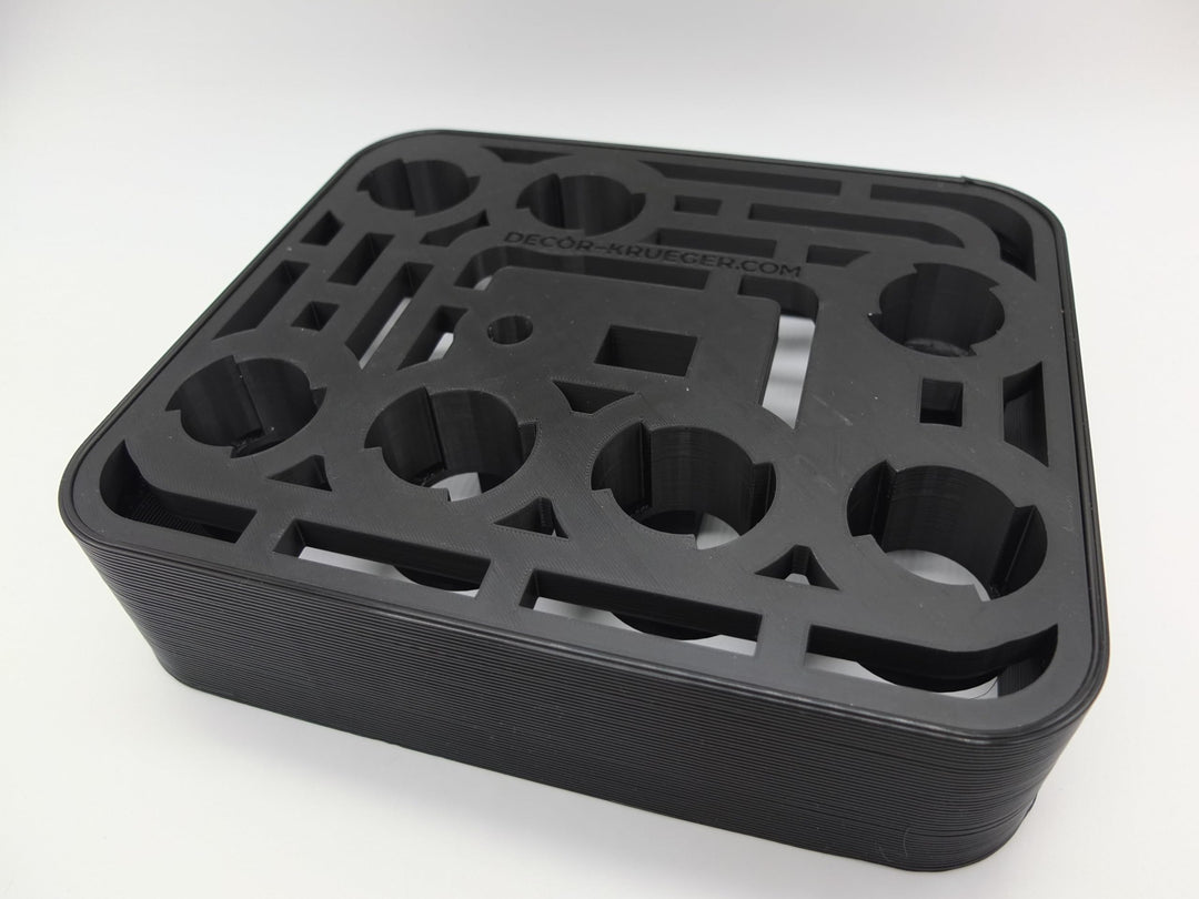 Halter Aufsteller für Kenwood Chef Nudelvorsatz Lasagne Pasta Ravioli für 7 Aufsätze Art Deco Stil (