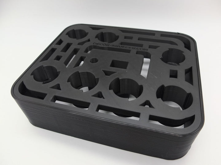 Halter Aufsteller für Kenwood Chef Nudelvorsatz Lasagne Pasta Ravioli für 7 Aufsätze Art Deco Stil (