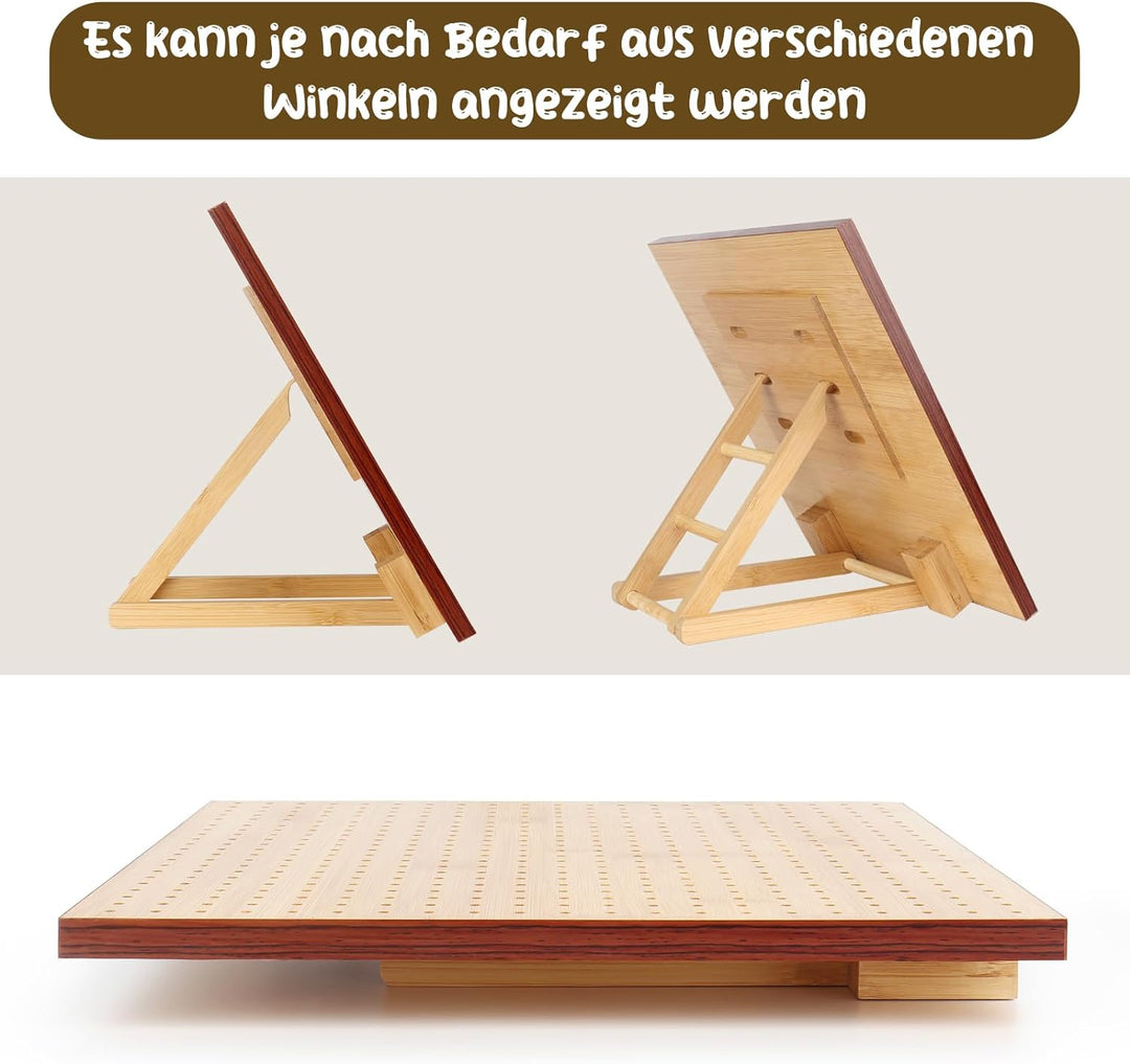 Coopay Granny Square Spanner Gross, 29 x 29 cm Blocking Board mit Verstellbare Staffelei und 30 Stab