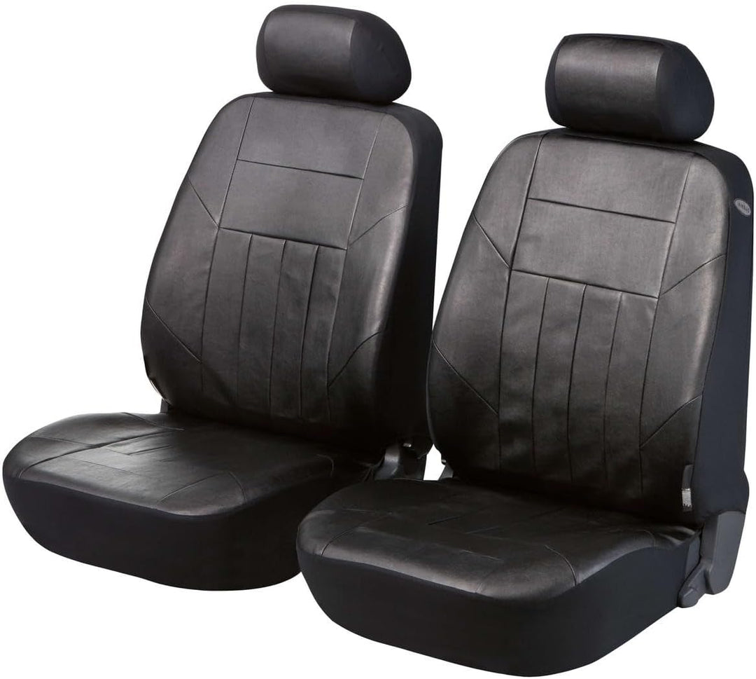 Walser Auto-Sitzbezug 2 Vordersitzbezüge Soft Nappa, Auto-Schonbezüge für Normalsitze, 2 Vordersitzb